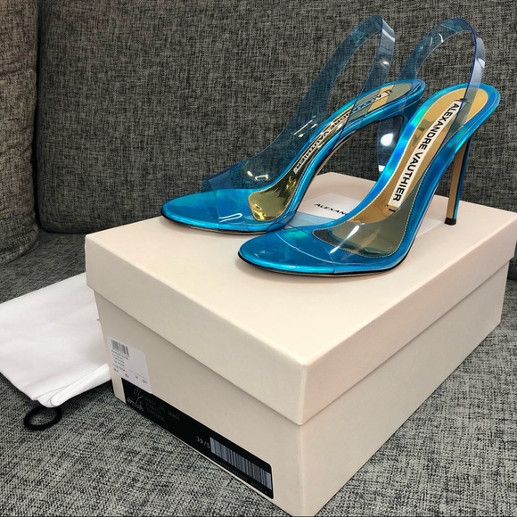 Alexandre Vauthier PVC and leather heels - Picture 5 of 6